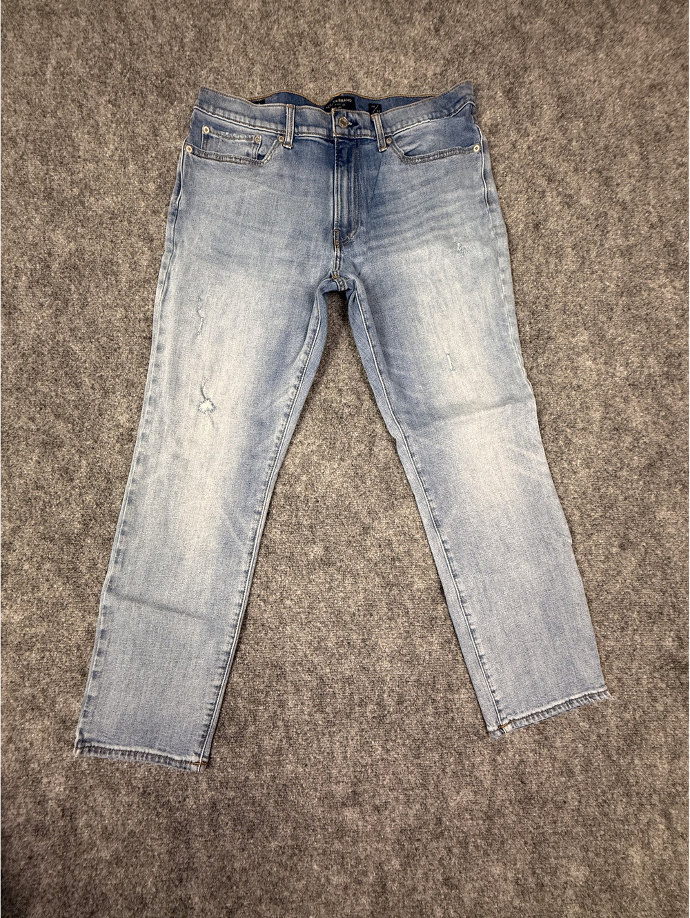 Lucky Brand 121 Slim Straight Light Blue Denim Jeans W36 L30